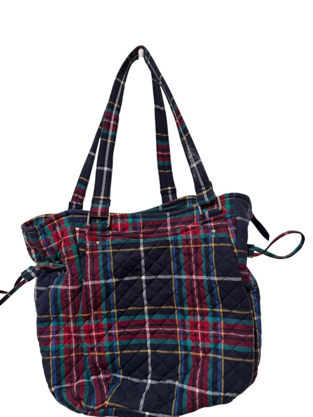 Vera Bradley Retired Tartan Plaid Glenna Satchel Shoulder Bag Purse